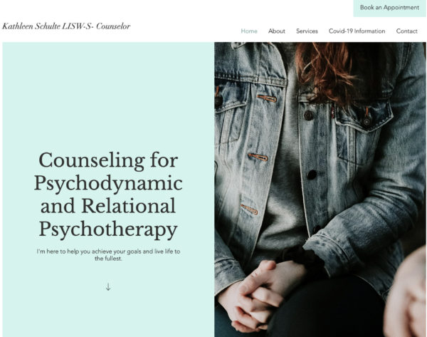 Kathleen Schulte Therapist Website